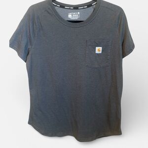 Carhartt Force Dark Gray Relaxed Fit Tee